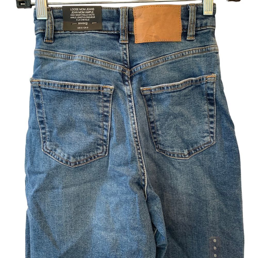 NWT Divided H&M Loose Mom‎ High Waist Ankle Length Denim Jeans Size 0